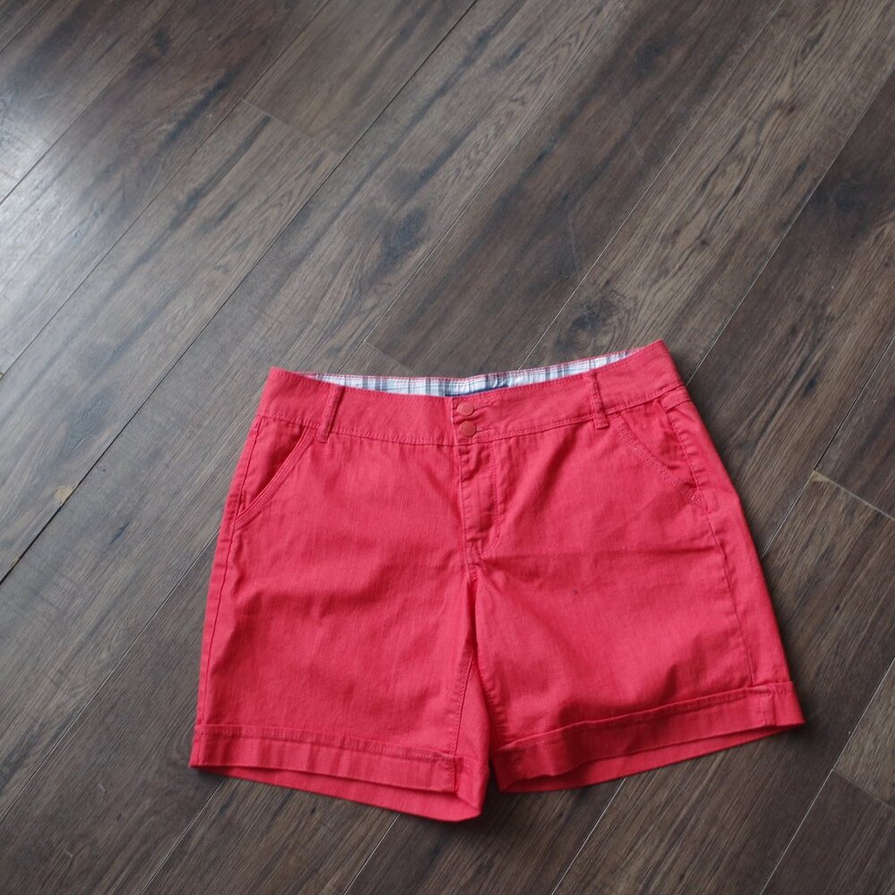 Santana Jean Shorts Ladies Red